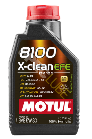 MOTUL 8100 X-clean EFE 5W30 1L 未開封6本　送料込 Motul_109470_8100_X_CLEAN_EFE_